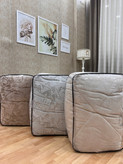 مخمل طرح مینیمال ( کرم شیری )